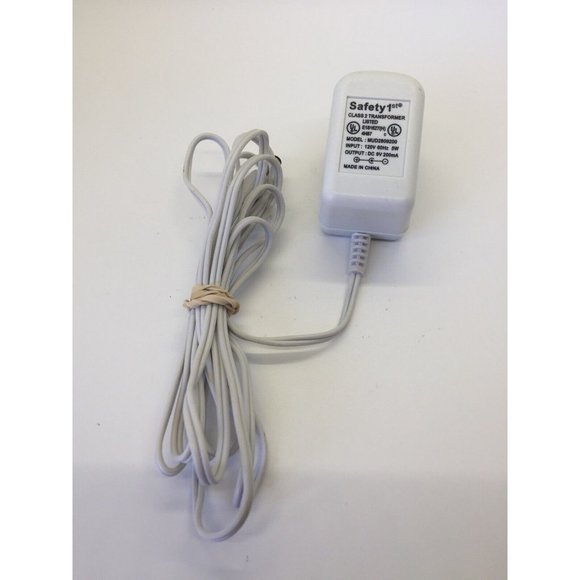 Safety 1st MUD2809200 Class 2 Transformer AC Power Adapter Output 9 Volts 200 mA - Picture 3 of 6